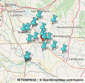 Mappa Via Francesco Cilea, 37045 Legnago VR, Italia (11.52778)