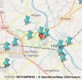 Mappa Via Francesco Cilea, 37045 Legnago VR, Italia (2.56769)