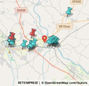 Mappa Via Francesco Cilea, 37045 Legnago VR, Italia (3.7385)