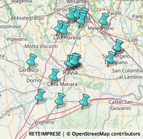 Mappa Via Olivelli, 27100 Pavia PV, Italia (13.929)