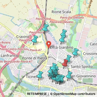 Mappa Polo Tecnologico di Pavia, 27100 Pavia PV, Italia (1.245)