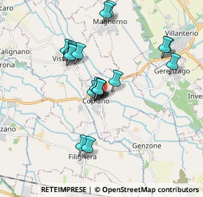 Mappa Copiano, 27010 Copiano PV, Italia (1.61)