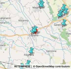 Mappa Copiano, 27010 Copiano PV, Italia (2.82167)