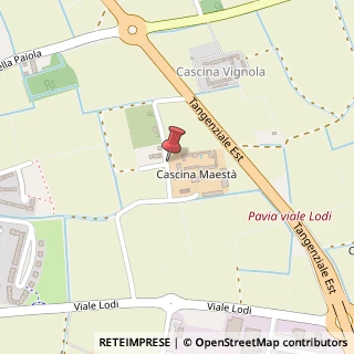 Mappa Strada alla Cascina Maest?, 485, 27100 Pavia, Pavia (Lombardia)