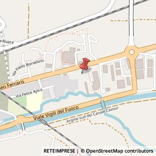 Mappa Corso G. Ferraris, 136, 10034 Chivasso, Torino (Piemonte)