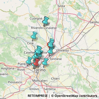 Mappa Via Padova, 10088 Volpiano TO, Italia (11.76667)