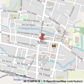 Mappa Corso Italia, 45, 13039 Trino, Vercelli (Piemonte)