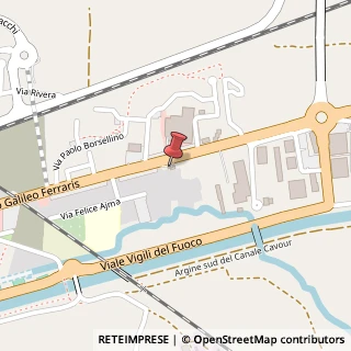 Mappa Corso G. Ferraris, 114, 10034 Chivasso, Torino (Piemonte)