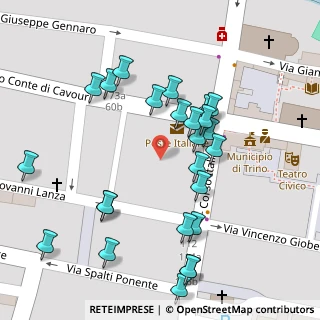 Mappa Corso Camillo Benso Conte di Cavour, 13039 Trino VC, Italia (0.052)