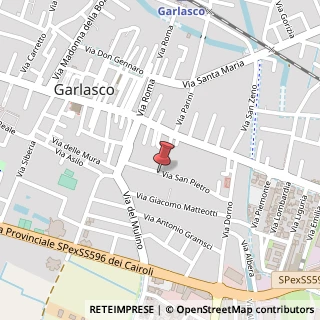 Mappa Via San Pietro, 44, 27026 Garlasco, Pavia (Lombardia)