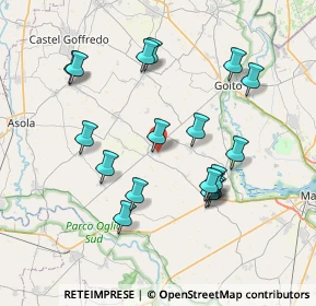 Mappa Via Aquileia, 46040 Gazoldo degli Ippoliti MN, Italia (7.43111)