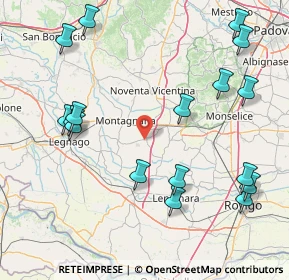Mappa Via Giocondo Vascon, 35040 Megliadino San Vitale PD, Italia (19.94706)