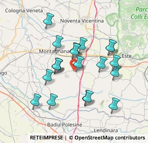 Mappa Via Giocondo Vascon, 35040 Megliadino San Vitale PD, Italia (6.573)