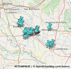 Mappa Via M. D'Azeglio, 37045 Legnago VR, Italia (9.63)