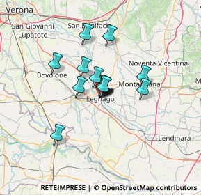 Mappa Via Cesare Battisti, 37045 Legnago VR, Italia (7.748)