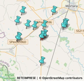 Mappa Vicolo della Resistenza, 27030 Zeme PV, Italia (3.3625)