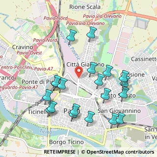 Mappa Viale Repubblica, 27100 Pavia PV, Italia (1.074)