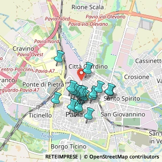Mappa Viale Repubblica, 27100 Pavia PV, Italia (0.704)