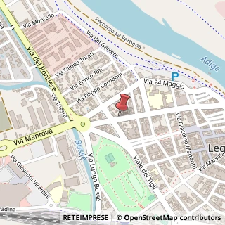 Mappa Via D. de Massari, 44, 37045 Legnago, Verona (Veneto)