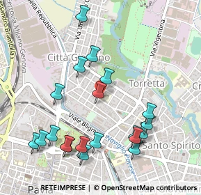 Mappa Piazza Marconi Guglielmo, 27100 Pavia PV, Italia (0.5505)