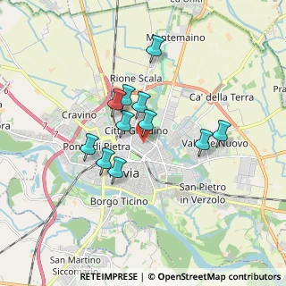 Mappa Via Marconi, 27100 Pavia PV, Italia (1.38909)