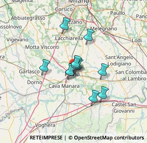 Mappa Via Marconi, 27100 Pavia PV, Italia (9.01909)