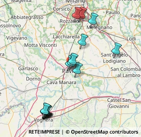 Mappa Piazza Marconi Guglielmo, 27100 Pavia PV, Italia (17.62353)