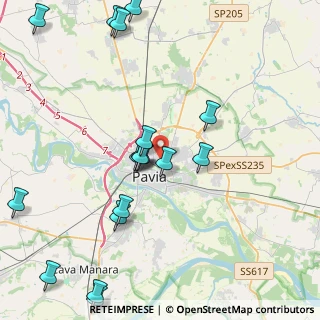 Mappa Via Marconi, 27100 Pavia PV, Italia (4.93556)