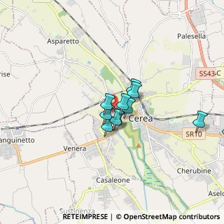 Mappa San Vito, 37053 Cerea VR, Italia (1.25455)