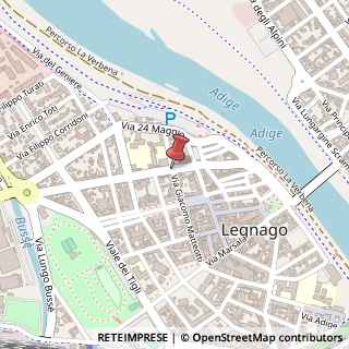 Mappa Via Matteotti Giacomo, 37045 Legnago VR, Italia, 37045 Legnago, Verona (Veneto)