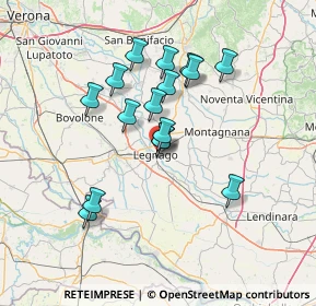 Mappa Via Alessandro Volta, 37045 Legnago VR, Italia (11.93563)