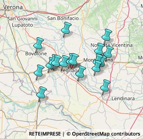 Mappa Via Alessandro Volta, 37045 Legnago VR, Italia (11.17167)