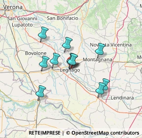 Mappa Via Alessandro Volta, 37045 Legnago VR, Italia (10.53727)