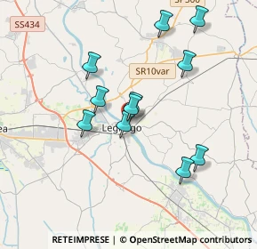 Mappa Via Alessandro Volta, 37045 Legnago VR, Italia (3.32182)