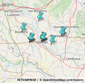 Mappa Via Giordano Bruno, 37045 Legnago VR, Italia (8.77818)