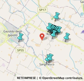 Mappa Via Retenago, 46040 Rodigo MN, Italia (1.341)