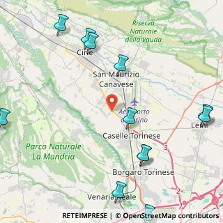 Mappa SP TORINO, 10077 San Maurizio Canavese TO, Italia (5.88333)