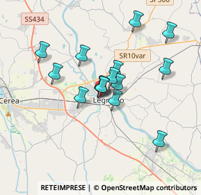 Mappa Viale Regina Margherita, 37045 Legnago VR, Italia (2.84333)