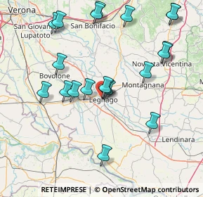 Mappa Viale Regina Margherita, 37045 Legnago VR, Italia (16.8425)