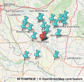 Mappa Via de Massari Davide, 37045 Legnago VR, Italia (12.125)