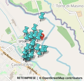 Mappa Via dei Donatori Avis Aido, 46033 Castel D'ario MN, Italia (0.4)