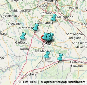 Mappa Via S. Lanfranco Beccari, 27100 Pavia PV, Italia (7.04231)