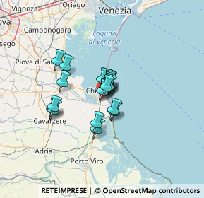 Mappa Via Francesco Corner, 30015 Chioggia VE, Italia (7.4495)