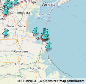 Mappa Via Francesco Corner, 30015 Chioggia VE, Italia (17.21769)