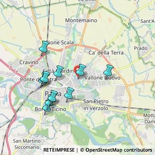 Mappa Via Brallo, 27100 Pavia PV, Italia (1.885)