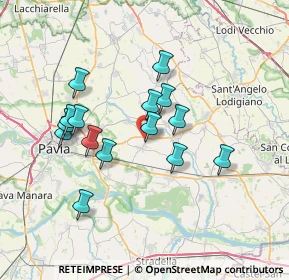 Mappa Via Alessandro Manzoni, 27100 Albuzzano PV, Italia (6.34933)