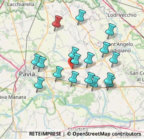 Mappa Via Alessandro Manzoni, 27100 Albuzzano PV, Italia (6.56941)