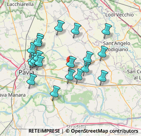 Mappa Via Alessandro Manzoni, 27100 Albuzzano PV, Italia (6.9955)