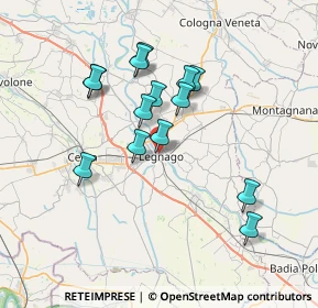 Mappa Via Carlo Rosselli, 37045 Legnago VR, Italia (6.39786)