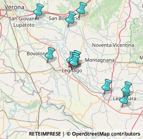 Mappa Via Carlo Rosselli, 37045 Legnago VR, Italia (13.95091)